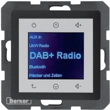 Berker 30846086 Radio Touch UP DAB+ BT Q.x anthrazit