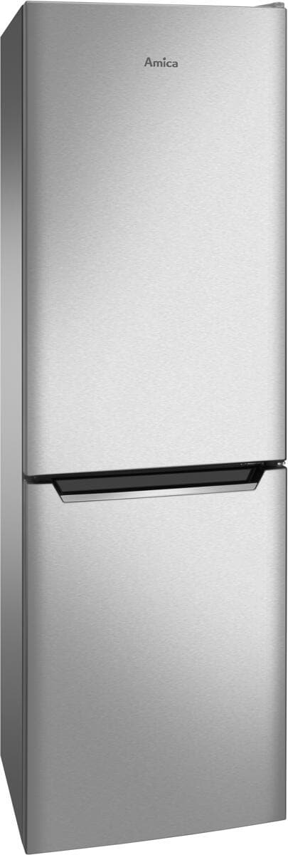 Amica KGCL 384 155-1 E Stand Kühl-Gefrierkombination, 474 mm breit, 157 L, elektronische Steuerung, FrostControl, Edelstahloptik