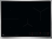 AEG TO74IB00UB Autarkes Induktionskochfeld, 69,6 cm breit, Hob²Hood, Timer, Kindersicherung, TouchControl, Edelstahlrahmen