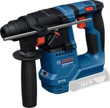 Bosch Pro GBH 18V-18 Akku-Bohrhammer mit SDS plus, KickBack Controll, Vibration Control, bürstenloser Motor, blau (0611927000)
