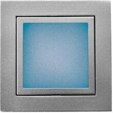 Brumberg LED-Wandeinbauleuchte, 1,2W, 20lm, aluminium (P3730B)