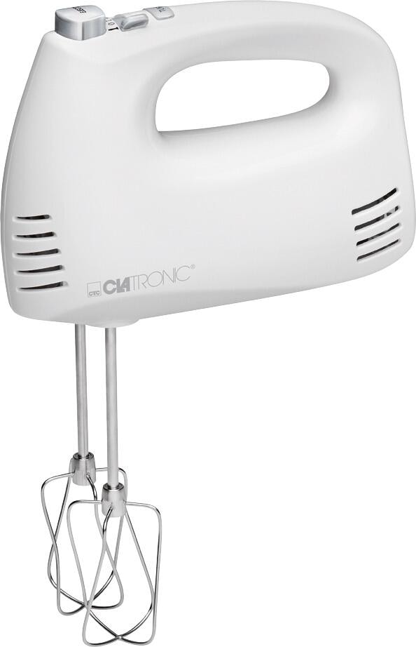 Clatronic HM 3524 Handmixer, 300W, mit Stabmixerfunktion, Turbostufe, weiß (261707)