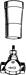GROHE UP-Ventil, 3/4