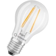 LEDVANCE LED Classic A 40 Filament DIM P 4.8W 827 Clear E27 Dimmbare LED-Lampe, 470lm, 2700K (LEDCLA40DIM 4.8)