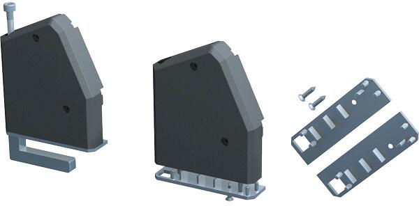 Bachmann DESK Halteplatte, schwarz (930.182)