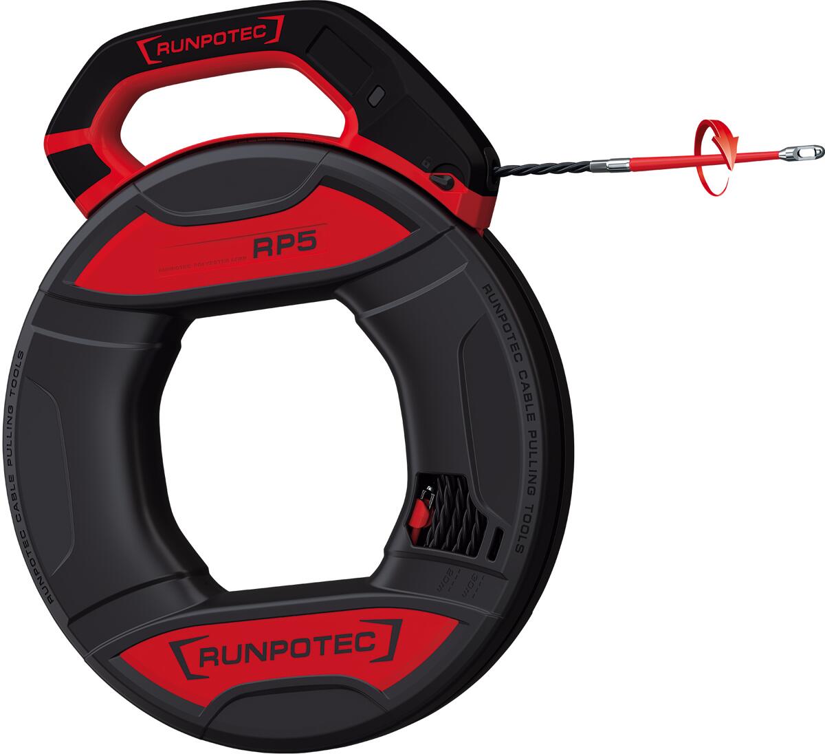 Runpotec RUNPO 5 Profi-Kabeleinziehgerät mit Box, 30m (10014)