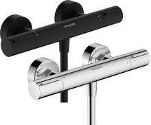 hansgrohe Ecostat Element Duschthermostat Aufputz, Messing, 17 l/min, mit Rückflussverhinderer