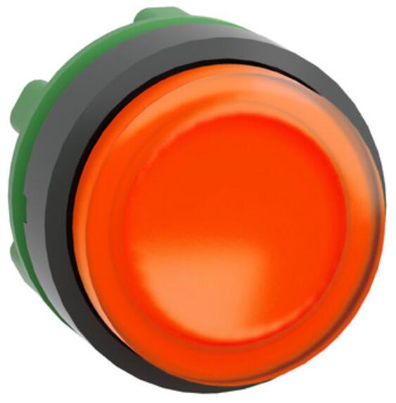 Schneider Electric ZB5AW153 Harmony XB5, Leuchtdrucktaster, Frontelement, Kunststoff, 22mm, vorstehend, für universelle LED, orange