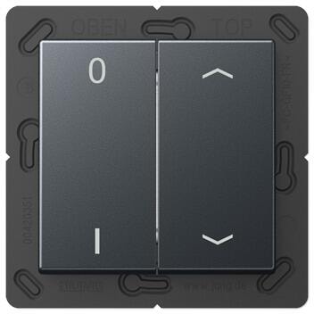 Jung ENOA595P01ANM ENO Funk Wandsender 4 kanal mit Symbol 01 Pfeil