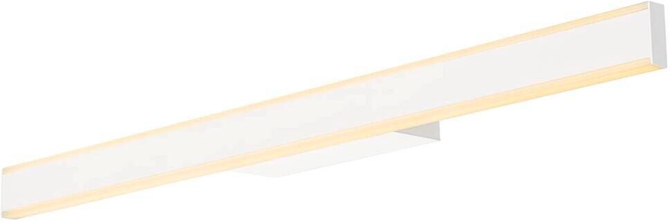 SLV ONE LINEAR 70 Wandaufbauleuchte, UP/DOWN, Länge 70cm, IP44, CCT-Switch 2700/3000K, Phase dimmbar, weiß (1008082)