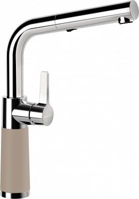 Schock SC-540 Einhebelmischer, Ausziehauslauf, Hochdruck, Cristadur, chrom/twilight (558000TWI)