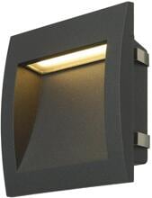 SLV DOWNUNDER OUT L Wandeinbauleuchte, LED, 3000K, anthrazit (233615)