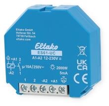 Eltako ES61-UC Stromstoßschalter, 1 Schließer potenzialfrei, 10A, 250V AC (61100501)