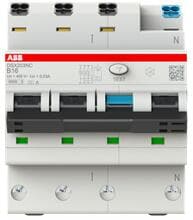 ABB DSX203NC B16 A30 FI/LS-Schalter, 3Polig+N, 30 mA, 16 A, B Charakteristik, Typ A, REG (2CSR256192R1165)