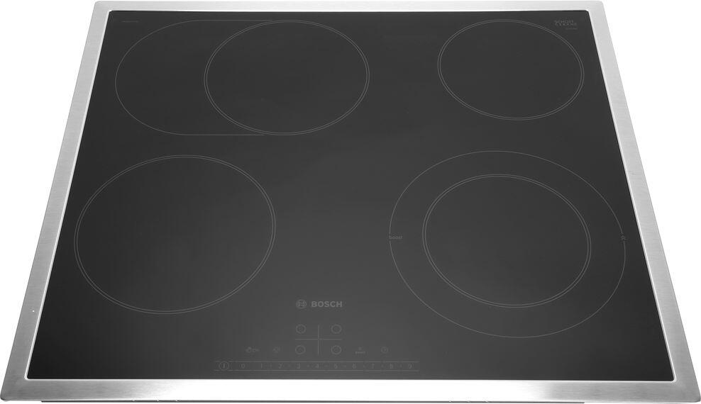 Bosch Siemens 20001634 Glaskeramikfläche, Edelstahl-Rahmen