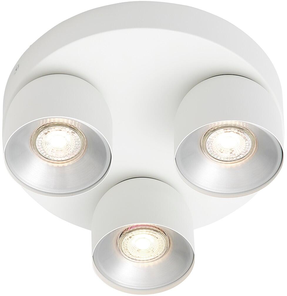 Nordlux Pitcher 3-Rondel Spotlight, GU10, IP20, dimmbar, weiß (2310420101)