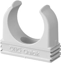 OBO Bettermann 2955 F M25 RW Quick-Schelle, flammwidrig, M25, Kunststoff, reinweiß (2149363)