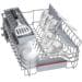 Bosch SRV4HKX53E Vollintegrierter Geschirrspüler, 45 cm breit, 9 Maßgedecke, InfoLight, AquaStop, EcoSilence Drive