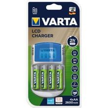VARTA 57070 Power Line LCD Charger+USB+4x56766
