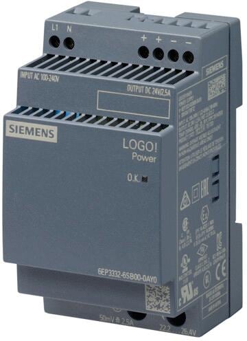 SIEMENS 6EP3332-6SB00-0AY0 LOGO!POWER 24V / 2,5A