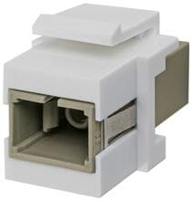 Jung SCOM2BG Glasfaser Keystone-Modul 1fach, beige