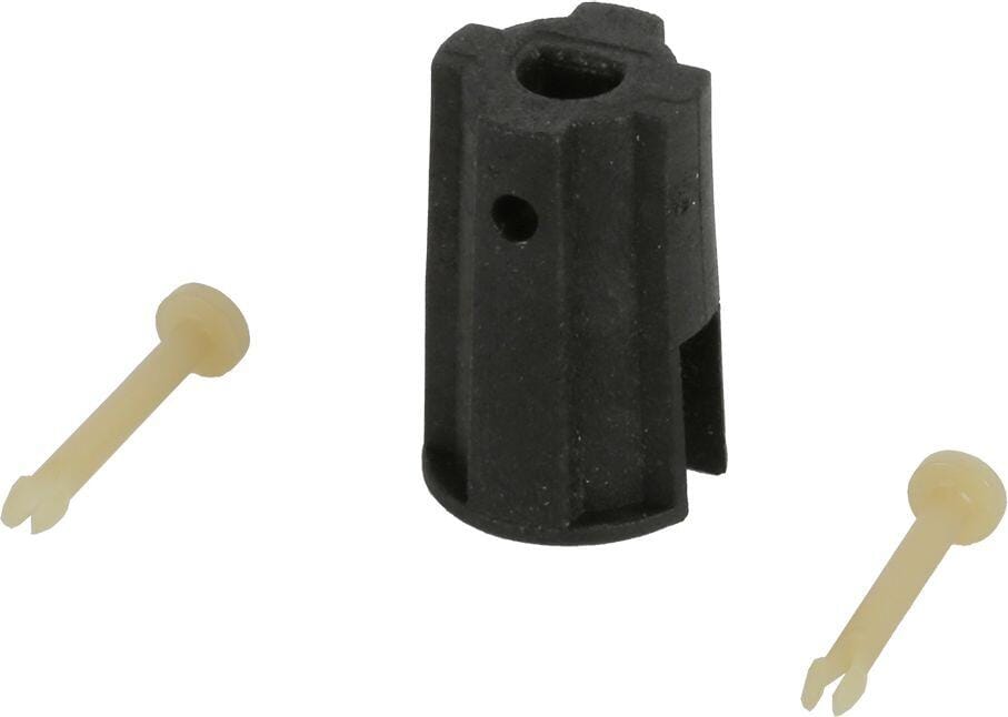 Bosch Siemens 00628366 Antriebsachse, Verbindungsstück Teleskop Hahnachse, mit Splintfixierung (weniger Spiel: 167044)