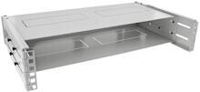 InLine 19" Rack zur Wandmontage, 2HE, 24-40cm Tiefe, mit Abdeckung, grau (19102D)