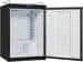 Exquisit BK160-HE-300G inox Bierkühler-Kühlschrank, 163 l, Zapfvorrichtung, Display, schwarz