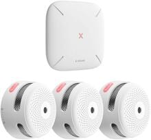 X-Sense FS31 Rauchmelder-Set inkl. XS01-M Vernetzter intelligenter Rauchmelder und 3 Rauchmelder mit SBS50 Basisstation (ZASXS00108WEU)