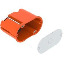 OBO Bettermann HG 45-WAD-LD HW Wandauslassdose, 68x38x45mm, orange/grau (2003834)