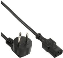InLine Netzkabel, Netzstecker Israel auf Kaltgerätestecker C13