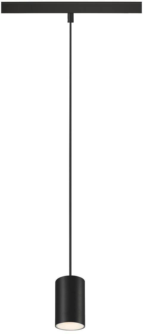 SLV NUMINOS XS 48V Pendelleuchte für Niedervolt-Schienensystem, 4000K, 8.7W, DALI dimmbar, 40°, schwarz/weiß (1006799)