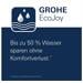 GROHE QuickFix Start Einhebel-Waschtischarmatur, 1/2″ M-Size, Temperaturbegrenzer, EcoJoy, SilkMove® ES