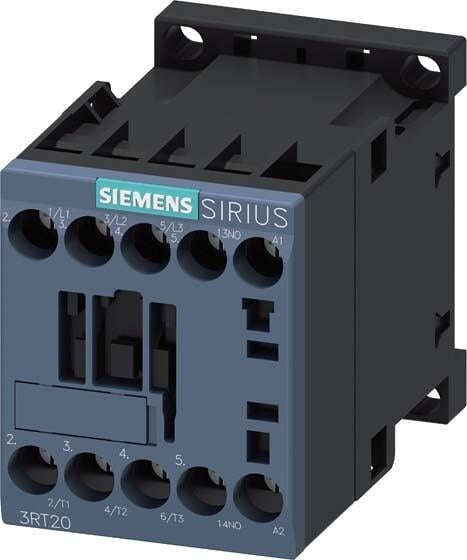 Siemens 3RT2016-1AP01-1AA0 Leistungsschütz, AC-3e/AC-3, 9 A, 4 kW / 400 V, 3-polig, AC 230 V, 50/60 Hz, Hilfskontakte: 1 S, Schraubanschluss, Baugröße