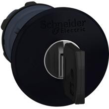 Schneider Electric Pilzdrucktaster, Frontelement, Kunststoff, 22mm, schwarz, Pilz 40mm, Schlüsselentriegelung (ZB5AS12)