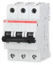 ABB S203-C20 Sicherungsautomat 6kA, 20A, 3-Polig (2CDS253001R0204)