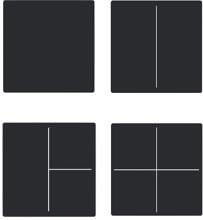 Busch-Jaeger Abdeckung für Keypad, future® linear, Plattform 63, schwarz matt 