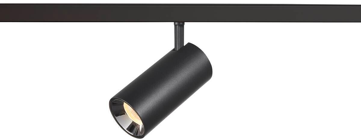 SLV 48V TRACK NUMINOS S DALI, Spot, schwarz / chrom, 16W, 1050lm, 3000K, CRI90, 20° (1006725)