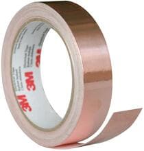 3M ET11819X16.5 Kupferfolie glatt mit leitfähigem Kleber, 9mmx16,5mx0,07mm (7100116894)