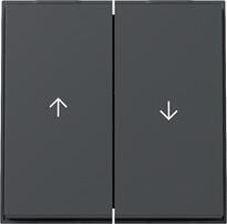 Gira 329467 Wippe mit 2 Pfeilsymbolen, 2fach, TX_44, anthrazit