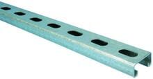 Erico C25H6000S6 Montageschiene, 41x21x6000mm, D=2,5mm, Edelstahl (310265)