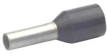 Klauke 1728 Isolierte Aderendhülse, 1,5qmm, 8mm lang, schwarz