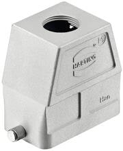 Harting Tüllegehäuse, hohe Bauform, gerader Kabeleingang, M32, Aluminium (19628100447)
