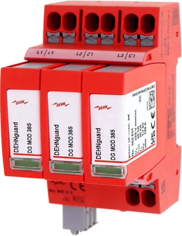 Dehn DG MP TNC 385 FM Überspannungsableiter Typ 2+3 DEHNguard MP FM 3-polig Uc 385V TNC (942319)