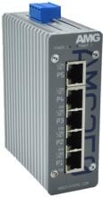 Hanwha Vision 5-Port-PoE Industrieller Switch ohne Verwaltung (AMG350-4GAT-1G-P120)