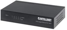 Intellinet 5-Port Gigabit PoE+ Switch 4 PoE-Ports 60W. schwarz (561228)