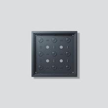 Siedle GA 612-3/3-01 xx Gehäuse-Aufputz für 9 Funktionsmodule, Aluminium, pulverbeschichtet, Senkrecht-/Waagerechtmontage, 332 x 332 x 36,5 mm