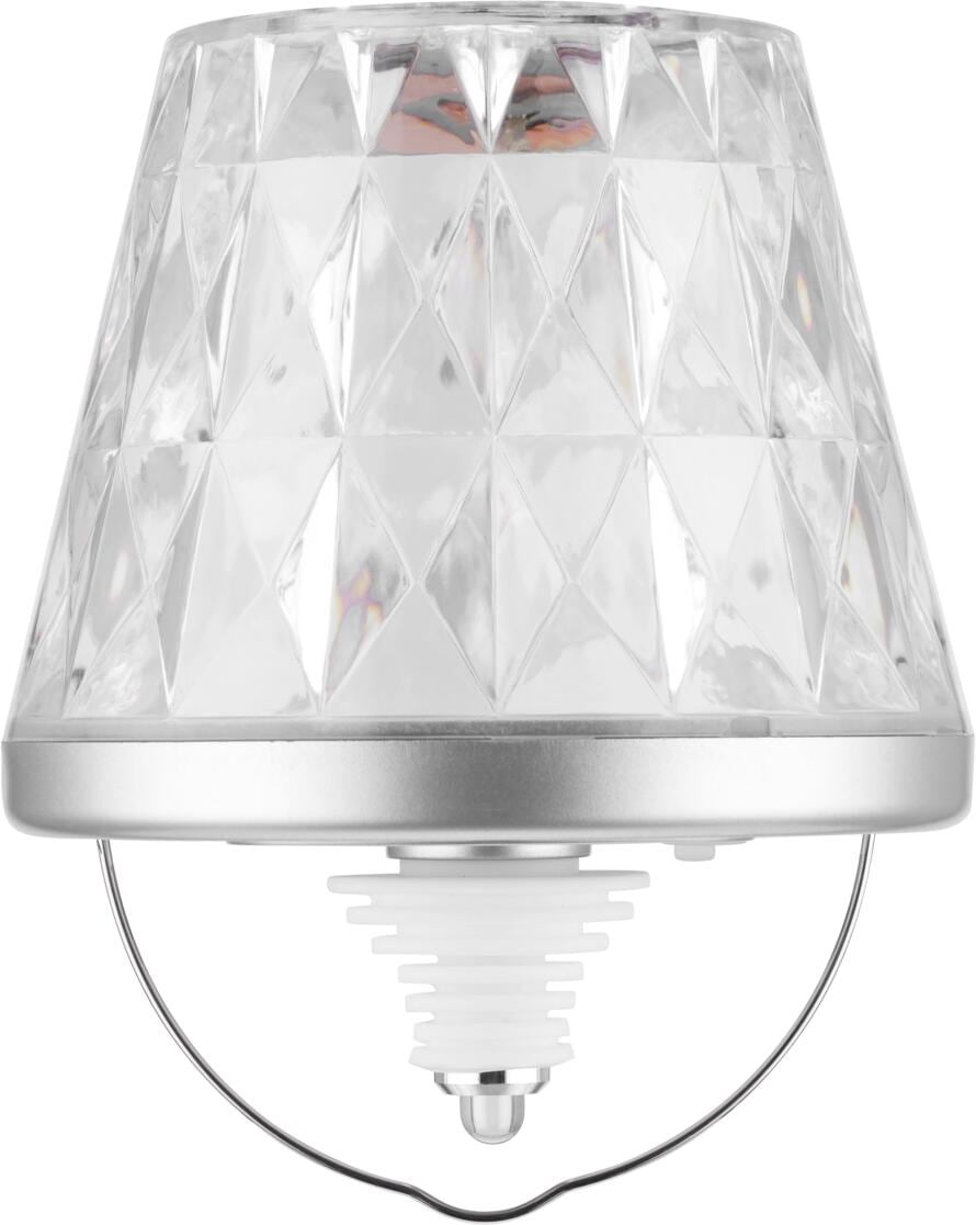 REV LED Akku Flaschenleuchte Lamprusco CRISTAL RGBW, IP54, weiß (2021001760)