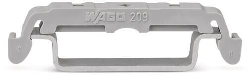 Wago Montagefuß an Klemmen anrastbar, 6,4 mm breit, grau, 25 Stück (209 ...