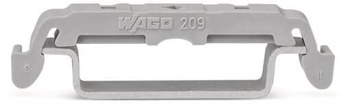 Wago Montagefuß an Klemmen anrastbar, 6,4 mm breit, grau, 25 Stück (209-120)